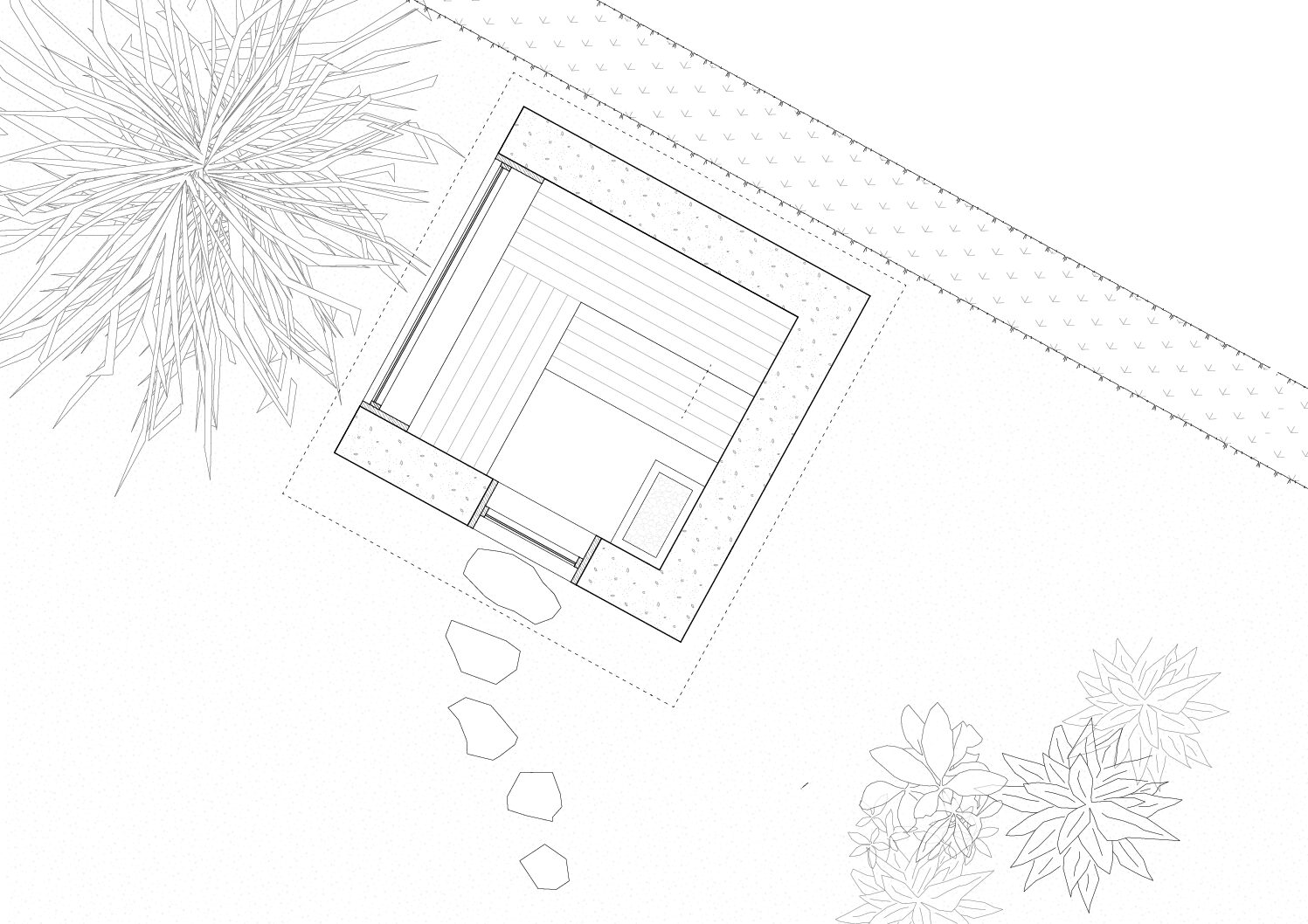 Grundriss Sauna